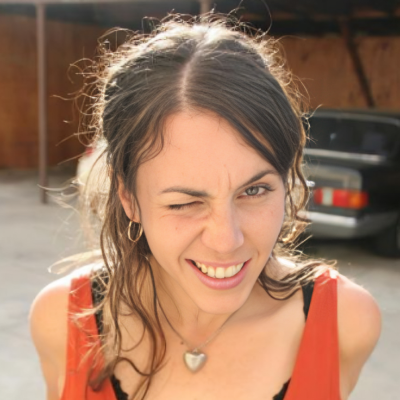 A picture of Cheyenne Rothman winking at the camera.